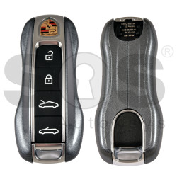OEM Smart Key for Porsche 2025+ Buttons:4  / Frequency: 434MHz  / Transponder : MLB CHIP LOCKED / Part No:  992959753EM/992 959 753 EM   / Keyless GO /SHINNING GREY COLOR