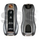OEM Smart Key for Porsche 2025+ Buttons:4  / Frequency: 434MHz  / Transponder : MLB CHIP LOCKED / Part No:  992959753EM/992 959 753 EM   / Keyless GO /SHINNING GREY COLOR