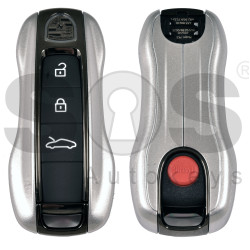 OEM Smart Key for Porsche 2025+ Buttons:4 / Frequency: 433MHz  / Transponder : MLB CHIP LOCKED / Part No:  992959753FC/992 959 753 FC   / Keyless GO / SHINING GREEN WITH BLACK MATT