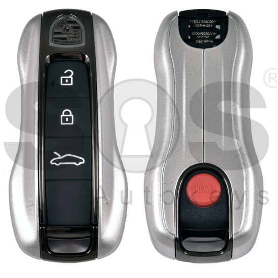 OEM Smart Key for Porsche 2025+ Buttons:4 / Frequency: 433MHz  / Transponder : MLB CHIP LOCKED / Part No:  992959753FC/992 959 753 FC   / Keyless GO / SHINING GREEN WITH BLACK MATT