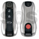 OEM Smart Key for Porsche 2025+ Buttons:4 / Frequency: 433MHz  / Transponder : MLB CHIP LOCKED / Part No:  992959753FC/992 959 753 FC   / Keyless GO / SHINING GREEN WITH BLACK MATT