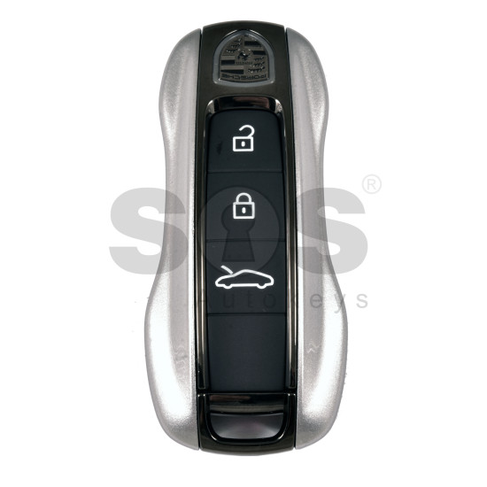 OEM Smart Key for Porsche 2025+ Buttons:4 / Frequency: 433MHz  / Transponder : MLB CHIP LOCKED / Part No:  992959753FC/992 959 753 FC   / Keyless GO / SHINING GREEN WITH BLACK MATT