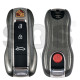 OEM Smart Key for Porsche 2025+ Buttons:3+1 / Frequency: 433MHz  / Transponder : MLB CHIP LOCKED / Part No:  992959753EK/992 959 753 EK   / Keyless GO /  GREY MATT