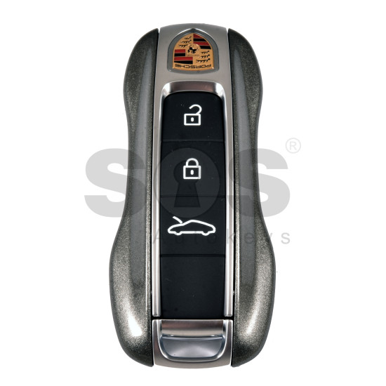 OEM Smart Key for Porsche 2025+ Buttons:3+1 / Frequency: 433MHz  / Transponder : MLB CHIP LOCKED / Part No:  992959753EK/992 959 753 EK   / Keyless GO /  GREY MATT