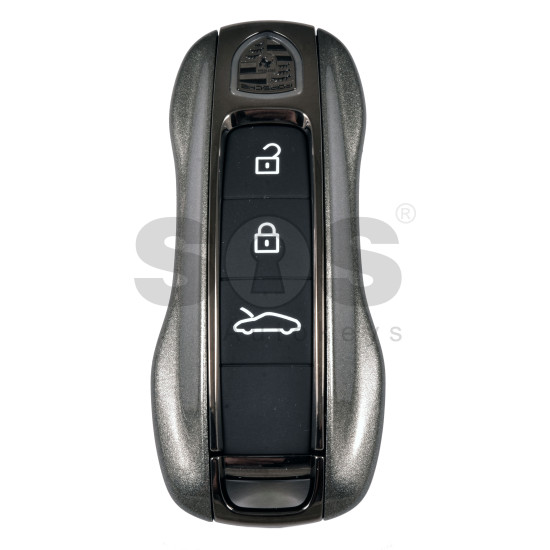 OEM Smart Key for Porsche 2025+ Buttons:4 / Frequency: 433MHz  / Transponder : MLB CHIP LOCKED / Part No:  992959753FC/992 959 753 FC   / Keyless GO / SHINNING GREEN WITH BLACK MATT