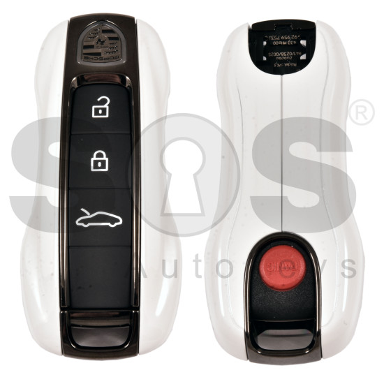 OEM Smart Key for Porsche 2025+ Buttons:4 / Frequency: 433MHz  / Transponder : MLB CHIP LOCKED / Part No:  992959753FC/992 959 753 FC   / Keyless GO / Colour: Light Matt