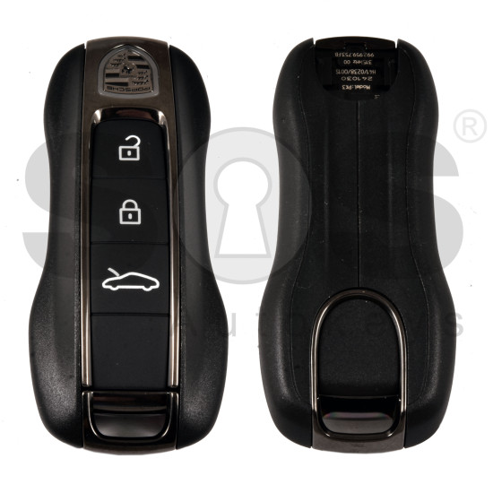 OEM Smart Key for Porsche 2025+ Buttons:3  / Frequency: 315MHz  / Transponder : UNKNOWN CHIP LOCKED  / Part No: 992959753FB   / Keyless GO / BLACK EDITION