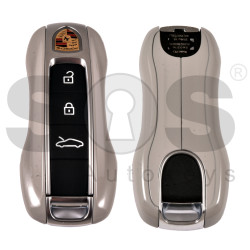 OEM Smart Key for Porsche 2025+ Buttons:3  / Frequency: 315MHz  / Transponder : MLB CHIP LOCKED   / Part No: 992959753EJ/992 959 753 EJ    / SHINING GREY /  CONDITION: RED