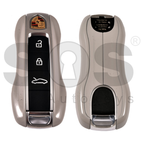 OEM Smart Key for Porsche 2025+ Buttons:3  / Frequency: 315MHz  / Transponder : MLB CHIP LOCKED   / Part No: 992959753EJ/992 959 753 EJ    / SHINING GREY /  CONDITION: RED