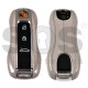 OEM Smart Key for Porsche 2025+ Buttons:3  / Frequency: 315MHz  / Transponder : MLB CHIP LOCKED   / Part No: 992959753EJ/992 959 753 EJ    / SHINING GREY /  CONDITION: RED