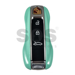 OEM Smart Key for Porsche 2025+ Buttons:3+1 / Frequency: 433MHz / Transponder : MLB LOCKED / Part No: 992.959.753.EK / Keyless GO / COLOR: SHINING MINT OEM Smart Key for Porsche 2025+ Buttons:3+1 / Frequency: 433MHz / Transponder : MLB LOCKED / Part No: 992.959.753.EK / Keyless GO / COLOR: SHINING MINT