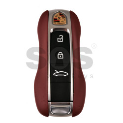 OEM Smart Key for Porsche 2025+ Buttons:3+1 / Frequency: 433MHz / Transponder : MLB LOCKED / Part No: 992.959.753.EK / Keyless GO /COLOR: RED LEATHER OEM Smart Key for Porsche 2025+ Buttons:3+1 / Frequency: 433MHz / Transponder : MLB LOCKED / Part No: 992.959.753.EK / Keyless GO /COLOR: RED LEATHER