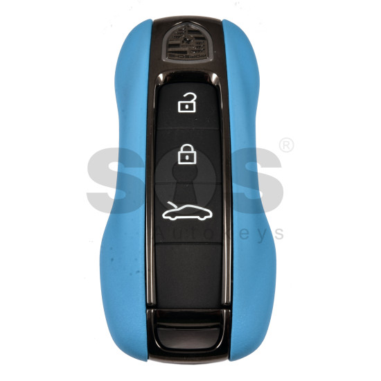 OEM Smart Key for Porsche 2025+ Buttons:3+1  / Frequency: 433 MHz  / Transponder :MLB LOCKED   / Part No:  992.959.753.CK     / SKY BLUE 