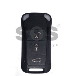 OEM Flip Key for Porsche Cayenne Buttons:3 / Frequency:433MHz / Transponder:PCF7943/ HITAG2/ ID46 / Blade signature:HU66 / Immobiliser System:KESSY
