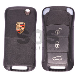 Flip Key for Porsche Cayenne Buttons:3 / Frequency:433MHz / Transponder: PCF7946 / Blade signature:HU66 / Immobiliser System:KESSY