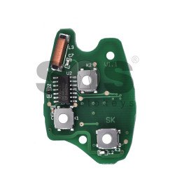 Regular Key for Nissan Buttons:3 / Frequency:433MHz / Transponder: PCF7946/ ID46 / Blade signature:VA2 / Immobiliser System:Johnson control