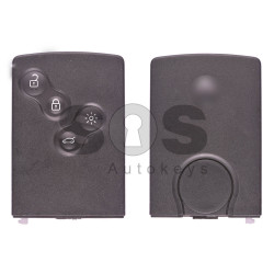 OEM Card Key Ren Clio 4 Buttons:4 / Frequency: 433MHz / Transponder: HITAG / AES/ B-PHASE/ Manchester / Blade signature:VA2 / Immobiliser System: BCM / Part No: 285974100R