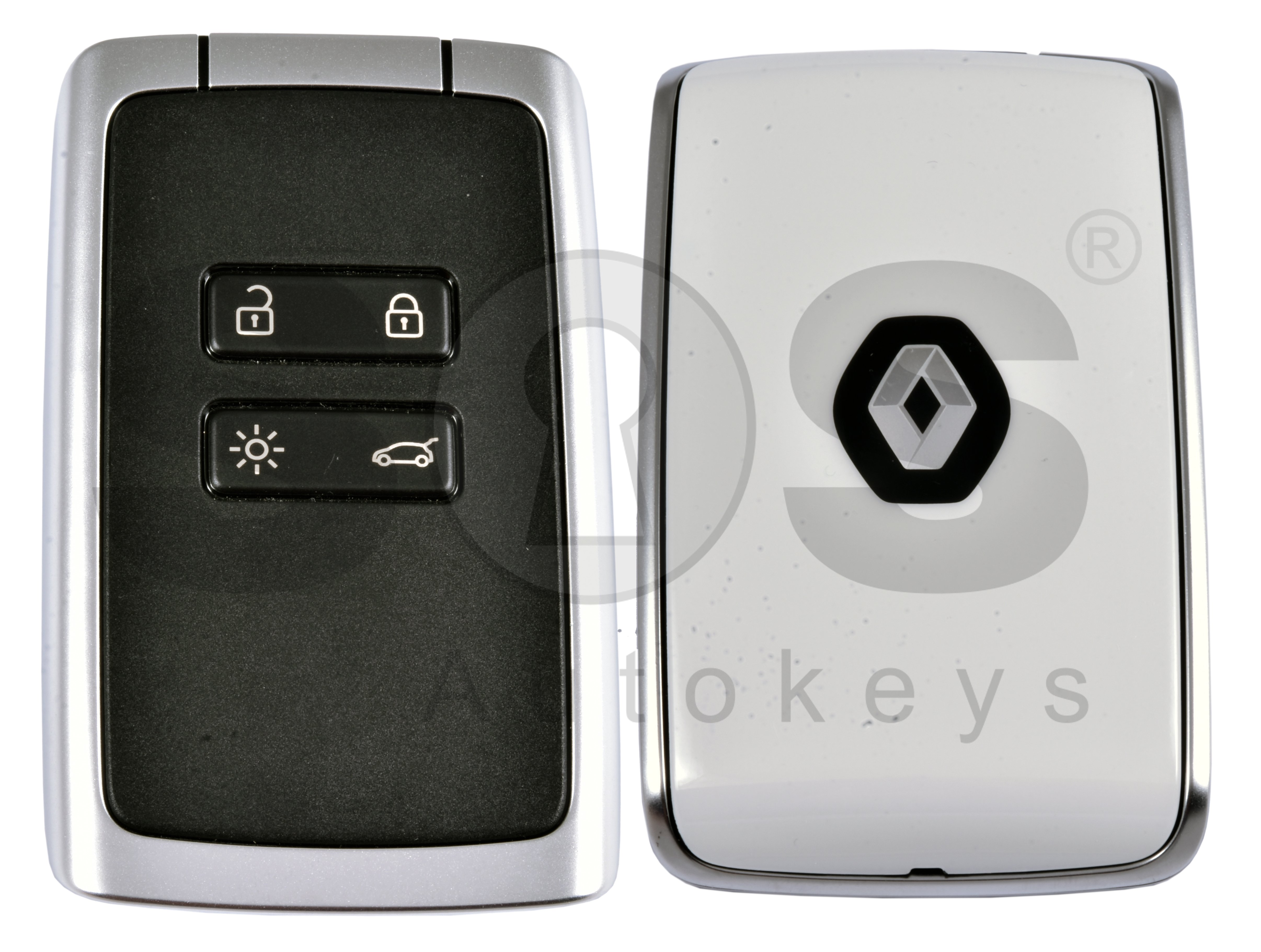 Schlüssel Karte 4 Tasten - für Renault Megane4 - Espace 5 - Talisman -  285977147R - OEM Produkt