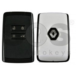 OEM Smart Card Ren Megane 4/ Talisman Buttons:4 / Frequency:433MHz / Transponder:HITAG AES / NCF29A1M/ Blade signature:VA2 / Immobiliser System:BCM / Part. No: 285977147R / Keyless GO / WHITE COLOR