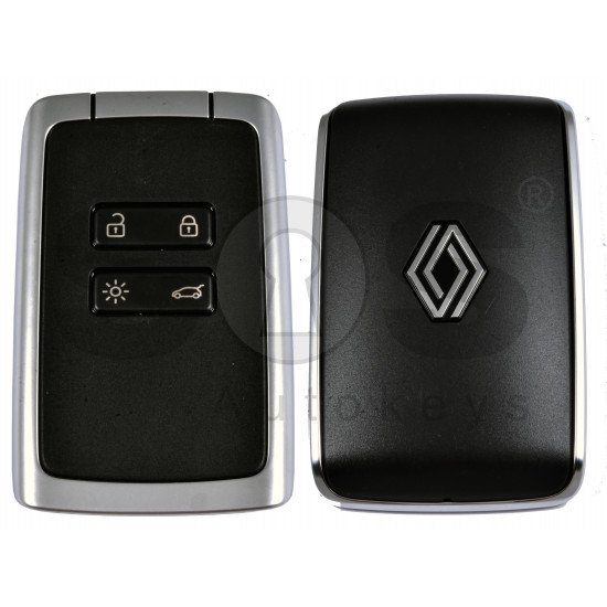 OEM Smart Card  Ren Buttons:4 / Frequency:433MHz / Transponder: NCF29A HITAG AES/ Blade signature:VA2 / Immobiliser System:BCM /  Keyless GO / Black&silver / New Logo