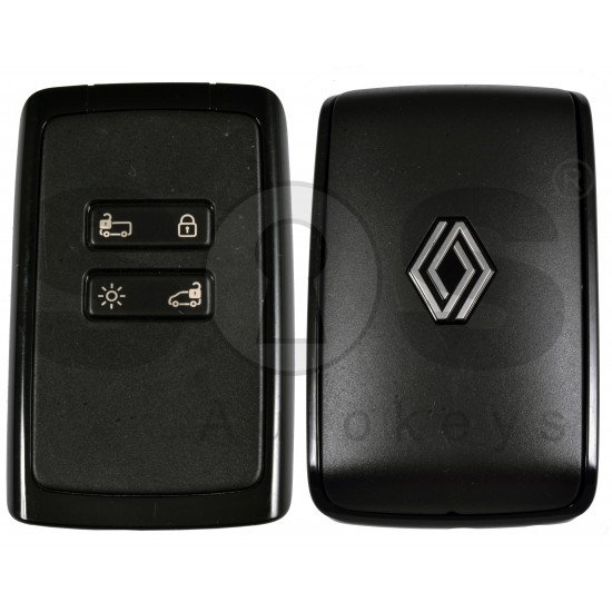OEM Smart Card  Ren Bus Buttons:4 / Frequency:433MHz / Transponder: NCF29A HITAG AES/ Blade signature:VA2 / Immobiliser System:BCM /  Keyless GO / Black&silver / New Logo