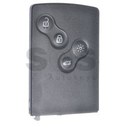 OEM Smart Key Ren Samsung Buttons:4 / Frequency:433MHz / Transponder: PCF7952A / Blade signature:VA2 / Immobiliser System:BCM / Part No: 285971998R / Keyless GO