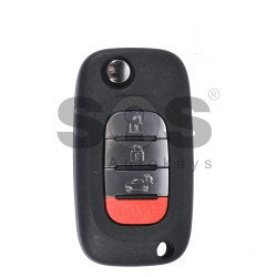 OEM Flip Key for SMART W453 2014+ Buttons:3+1 / Frequency 434MHz / Transponder:PCF 7961M AES / Blade signature:VA2 / Immobiliser System:BCM / (EUROPE/USA)