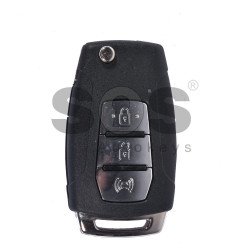 OEM Flip Key for SsangYong Buttons:3 / Frequency:433MHz / Transponder:Tiris DST80 80-Bit (PURPLE)