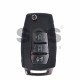 OEM Flip Key for SsangYong Buttons:3 / Frequency:433MHz / Transponder:Tiris DST80 80-Bit (PURPLE)