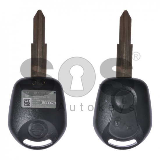 OEM Regular Key for SsangYong Buttons:2 / Frequency:447MHz / Transponder: Texas Crypto / ID 4D - 60 / Blade signature:SSA2P / Part No: 87170-08B52 / Korean Market 