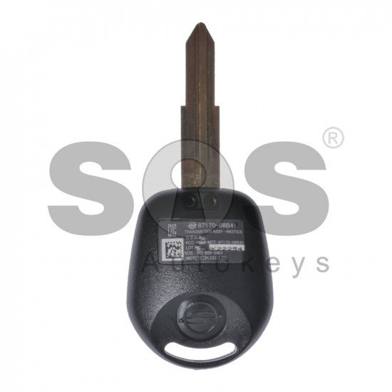 OEM Regular Key for SsangYong Buttons:2 / Frequency:477MHz / Transponder: Texas Crypto / ID 4D-60 40-Bit / Blade signature:SSA2P / Part No: 87170-08B41 OEM Regular Key for SsangYong Buttons:2 / Frequency:477MHz / Transponder: Texas Crypto / ID 4D-60 40-Bit / Blade signature:SSA2P / Part No: 87170-08B41