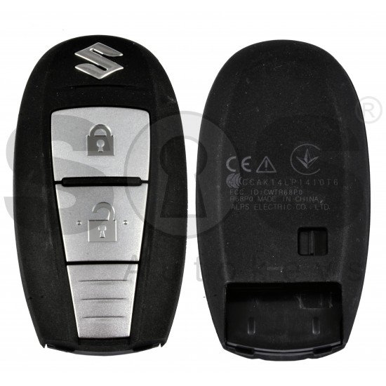 OEM Smart Key for Suzuki BALENO 2019 Buttons:2 / Frequency:434MHz / Transponder: PCF7953 HITAG3 / Blade signature:SUZ-10 /  Part no : 37172-M68P50 