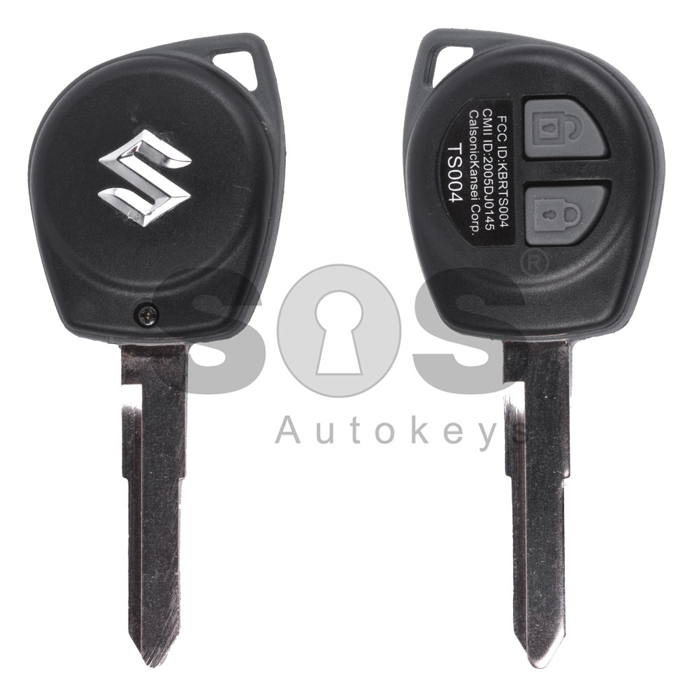 OEM Regular Key for Suzuki Buttons:2 / Frequency:433.9MHz / Transponder:  PCF7961 / Blade signature:SUZU-14/HU133R / Immobiliser System:IMMO Box / 