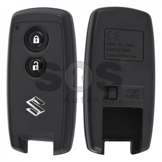 OEM Smart Key for Suzuki Buttons:2 / Frequency:433MHz / Transponder: PCF7952 / Blade signature:SUZ-10 / Immobiliser System:Smart System / Part No: 37172-62JVO