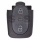 Flip Key for Seat Buttons:2 / Frequency:434MHz / Transponder:ID48/ID48 CAN / Blade signature:HU66 / Immobiliser System: Dashboard / Part No:1J0959753A  (Remote Only)