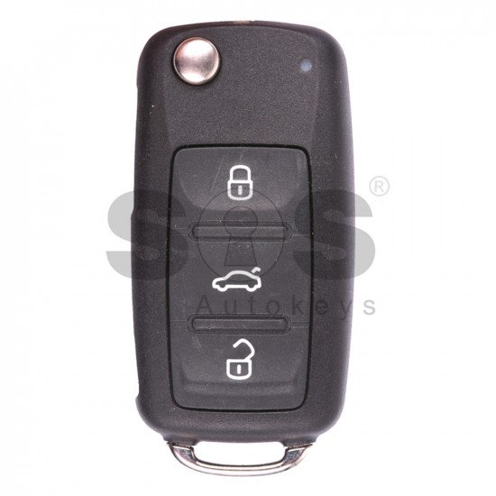 Oem Flip Key For Skoda Citigo Buttons:3   Frequency:434mhz 