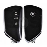 OEM Smart Key for Skoda 2020+ Buttons:3 / Frequency:434MHz / Transponder:NCF29A1 / Blade signature:HU162T  / Part No: 5DD 959 753B/ Keyless GO