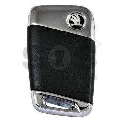 OEM Smart Key for Skoda Superb Facelift Buttons:3 / Frequency:434MHz / Transponder:NCP21A2W/HITAG PRO / Blade signature:HU162T / Immobiliser System:MQB / Part No: 3V0 959 752H/ Keyless GO