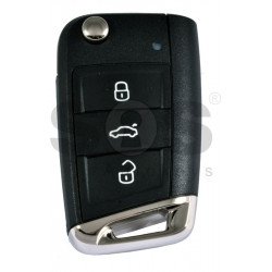 OEM Flip Key for Skoda Buttons:3 / Frequency:434MHz / Transponder:MEGAMOS 88/ AES / Blade signature:HU66 / Immobiliser System:MQB / Part No: 5ED 959 752 OEM Flip Key for Skoda Buttons:3 / Frequency:434MHz / Transponder:MEGAMOS 88/ AES / Blade signature:HU66 / Immobiliser System:MQB / Part No: 5ED 959 752