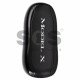 OEM Smart Key for Tesla Model X Buttons:5 / Frequency:433MHz / Transponder:Tiris TMS 37126 40-Bit / Keyless GO