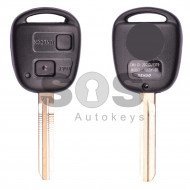 Regular Key  for Toy Land Cruiser 120 Buttons:2 / Frequency:433MHz / Transponder: Texas Crypto/ 4D67/68/70 / First page: 33 / Blade signature:TOY-43 / Part No:89070-60792 (Remote Only)