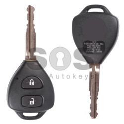 OEM Regular for Toy Buttons:2 / Frequency:433MHz / Transponder:4D67 G-Chip / Model:B41TA / Blade signature:TOY-47 / Immobiliser System: IMMO Box / Part No:89071-0F060 / (Remote Only)