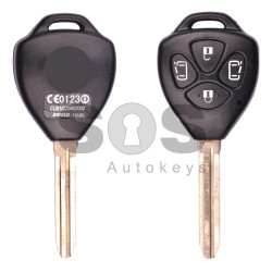 Regular Key for Toy Buttons:4 / Frequency: 434MHz / Transponder: 4D67/68/70 G-CHIP / First Page:32 / Blade signature: TOY-43 / Immobiliser System: Immo Box / (Remote Only)