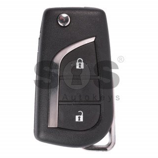 Bully ethisch Toelating OEM Flip Key for Toyota Avensis/Aygo Buttons:2/Frequency:434 MHz /  Transponder:Texas Crypto 128-