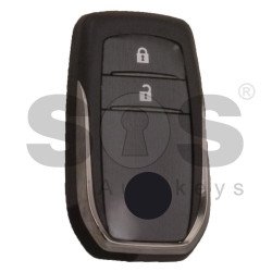 OEM Smart Key for Toy HILUX / INNOVA Buttons:2 / Frequency:433 MHz / Transponder: Texas Crypto 128-bit AES/RS430 / First Page:39 / Model:BM1EW / Blade Signature:TOY-94 / Immobiliser System:Smart System / Part. No.: 89904-0K350 / Keyless Go