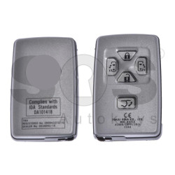 OEM Smart Key for Toy  Buttons:5 / Frequency:434 MHz / Blade signature: TOY 48 / Transponder:Texas Crypto/ID 6D - 67/68/70 - JMA TP xx / First Page:D4 / Model No:ER0043272 / 10 Part. No. 89904-28125