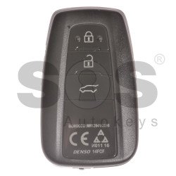 OEM Smart Key for Toyota Land Cruiser Buttons:3 / Frequency: 433MHz / Transponder:Texas Crypto/ 128-Bit AES / First Page:A8 / Model: MR12641/2016 / Blade signature:TOY-94 / Part.No:89904-60L60