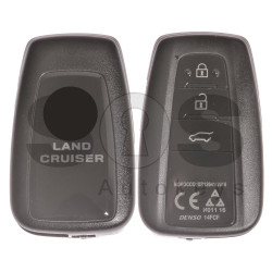 OEM Smart Key for Toy Land Cruiser Buttons:3 / Frequency: 433MHz / Transponder:Texas Crypto/ 128-Bit AES / First Page:A8 / Model: MR12641/2016 / Blade signature:TOY-94 / Part.No:89904-60L60