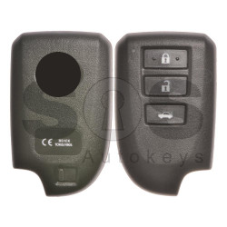 OEM Smart Key for Toy Buttons:3 / Frequency: 434MHz / Transponder: Texas Crypto/ 128-bit/ AES / First Page: 39 / Model: BS1EK / Blade signature: VA2 / Keyless GO