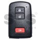 OEM Smart Key for Toy Land Cruiser Buttons:2+1 / Frequency:434 MHz / Transponder: Texas Crypto 128-bit AES / First Page:A8 / Part No 89904-60K30 / Keyless Go